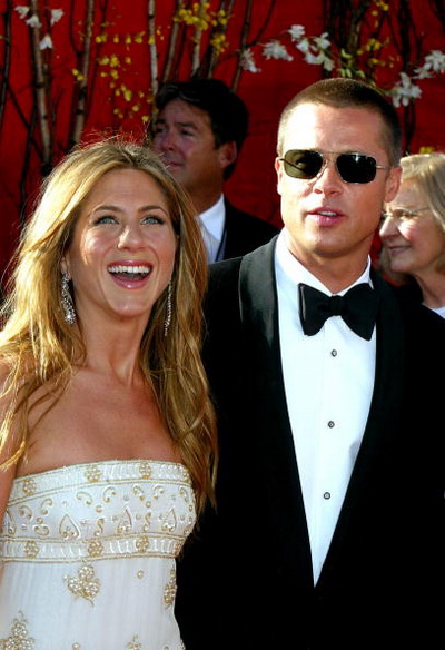 «Золотая пара» Голливуда Брэд Питт и Дженнифер Энистон. Фото: Kevin Winter/Getty Images