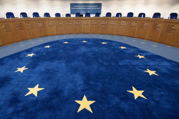 Зал заседаний в Европейском суде по правам человека. Фото: FREDERICK FLORIN/AFP/Getty Images