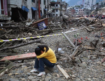 Провинция Сычуань после землетрясения в 2008. Фото: Feng Li/Getty Images