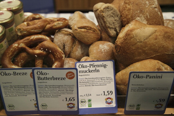 Немецкий хлеб на сельскохозяйственной выставке 17 января 2014 года в Берлине, Германии. Фото: Carsten Koall/Getty Images