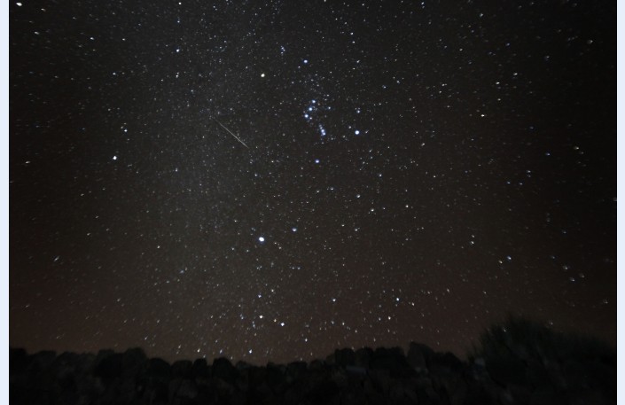 Над Латвией пролетел метеорит. Фото: diena.lv