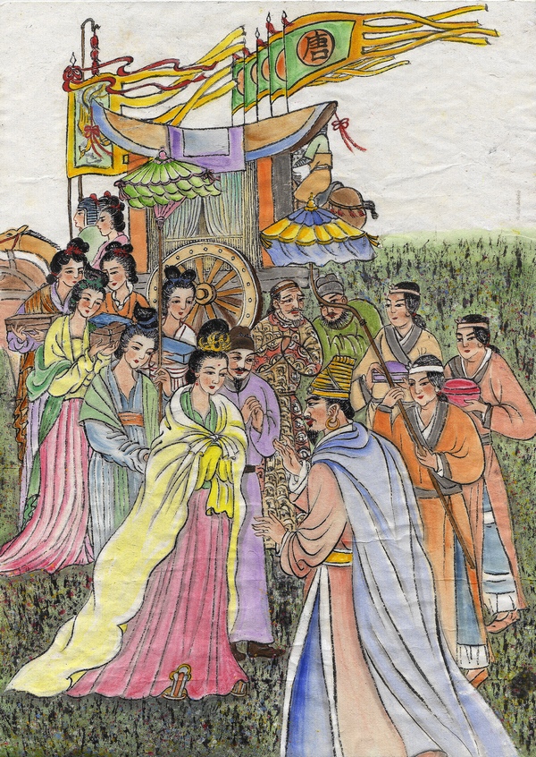 Принцесса Вэньчэн. Иллюстрация: Jane Ku/Великая Эпоха