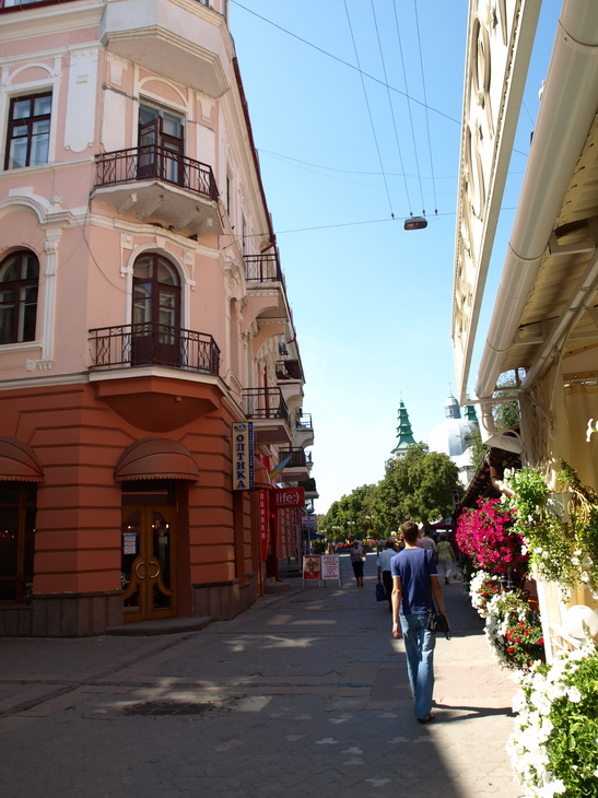 Улицы Тернополя. Август 2009 год. Фото: Владимир Ясинский