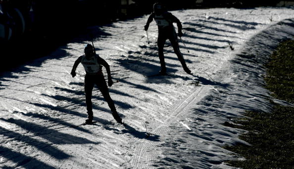 Рождественская гонка в Германии. Фото: JOE KLAMAR/AFP/Getty Images