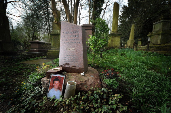 Могила Александра Литвиненко в Лондоне, Хайгейт. Фото: Jim Dyson/Getty Images