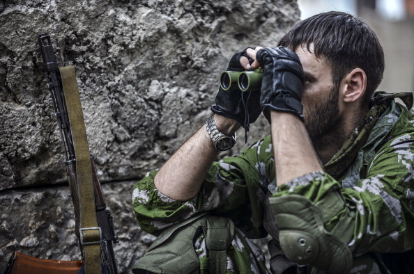 Пророссийский боевик, Донецк, 22 июля 2014 года. Фото: BULENT KILIC/AFP/Getty Images