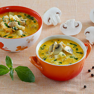 Сырный суп с грибами. Фото: Polaris/gastronom.ru