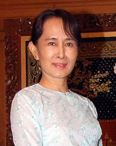 Аун Сан Су Чжи, лидер национального движения за демократию Мьянме. Фото: AFP