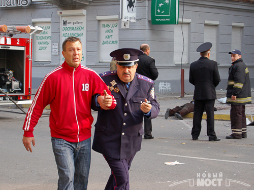 В центре Днепропетровска прогремел взрыв: погиб известный бизнесмен. Фото: ИА Новый мост