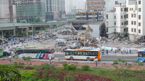 Фото с места событий. Город Гуанчжоу. Август 2010 год. Фото с epochtimes.com