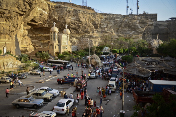 Церковь Святого Самана в пещерах Каира в Египте 21 апреля 2014 года. Фото: Mustafa Ozturk/Anadolu Agency/Getty Images