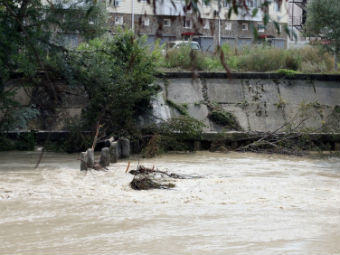 Недалеко от российского Крымска новое наводнение. Фото: tuapseregion.ru