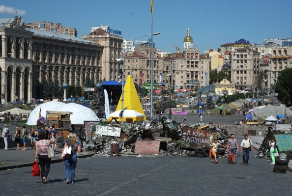 Майдан в Киеве 6 июля 2014 г. Фото: DOMINIQUE FAGET/AFP/Getty Images