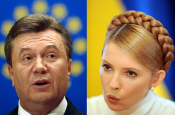 Янукович и Тимошенко. Фото: AFP/Getty Images