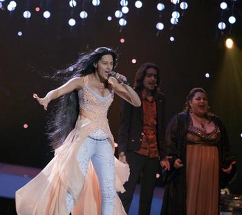 'Евровидение-2010'. Ева Ривас имеет все шансы стать победительницей. Фото: Nigel Waldron/Getty Images