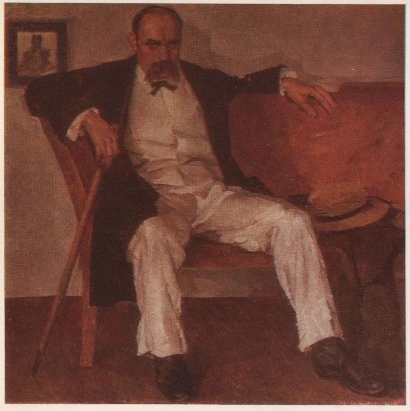 Фёдор Кричевский, портрет Тараса Шевченко, 1928—1929 гг. Холст, масло