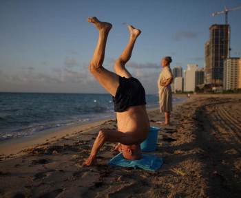 Вариант американской зарядки. Майами. Флорида. Фото: Joe Raedle/Getty Images News