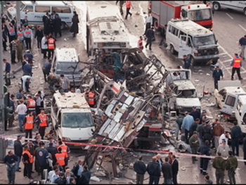 Террористический акт в Иерусалиме 25 февраля 1996 года. Фото с сайта epochtimes.co.il