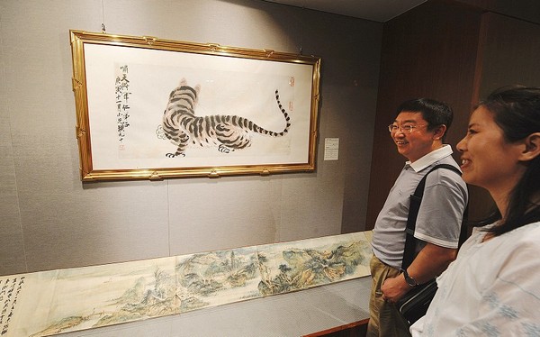Начальная стоимость картины известного китайского художника Ци Байши «Тигр» 28 тысяч долларов США. Фото с epochtimes.com