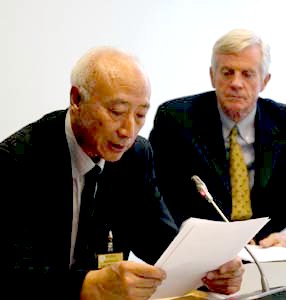 Мишель У, экс-руководитель китайской службы RFI(слева). Дэвид Килгур (справа). Фото: Великая Эпоха