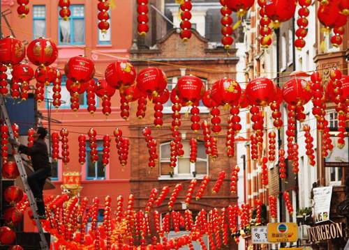 Китайские кварталы Лондона уже полным ходом готовятся к Китайскому Новому Году, который будет праздноваться 7 февраля. Фото: Daniel Berehulak/Getty Images