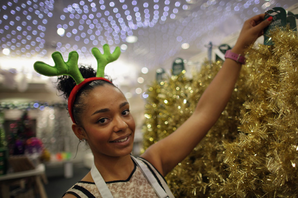 Выставка рождественских подарков и украшений в Лондоне. Фото: Dan Kitwood/Getty Images 