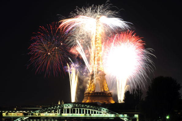 14 июля - главный Национальный праздник Франции. Париж,14 июля 2009г. Фото: MLADEN ANTONOV/AFP/Getty Images