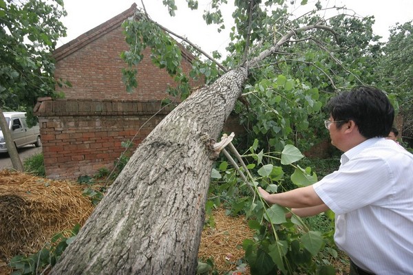 В результате непогоды в центрально-восточном Китае пострадали более 3 млн человек. Провинция Хэнань. 3 июня 2009 г. Фото с epochtimes.com