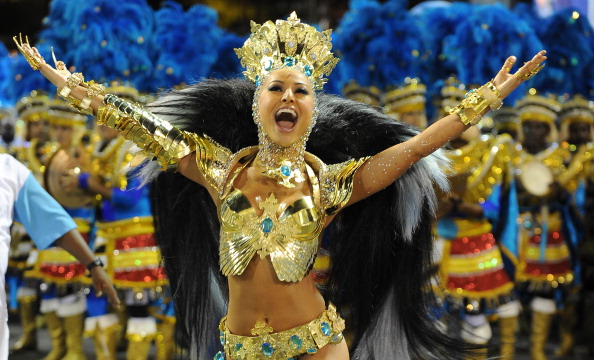 Самба фестиваль проходить у Ріо-де-Жанейро. Фото: VANDERLEI ALMEIDA/AFP/Getty Images 