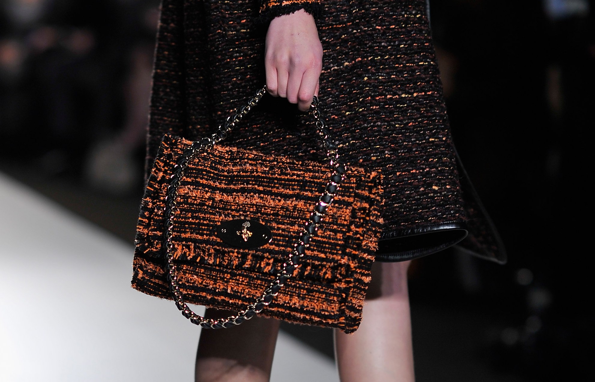 Коллекция осень-зима 2012 от модного дома Mulberry на London Fashion Week. Фото: Gareth Cattermole/Getty Images