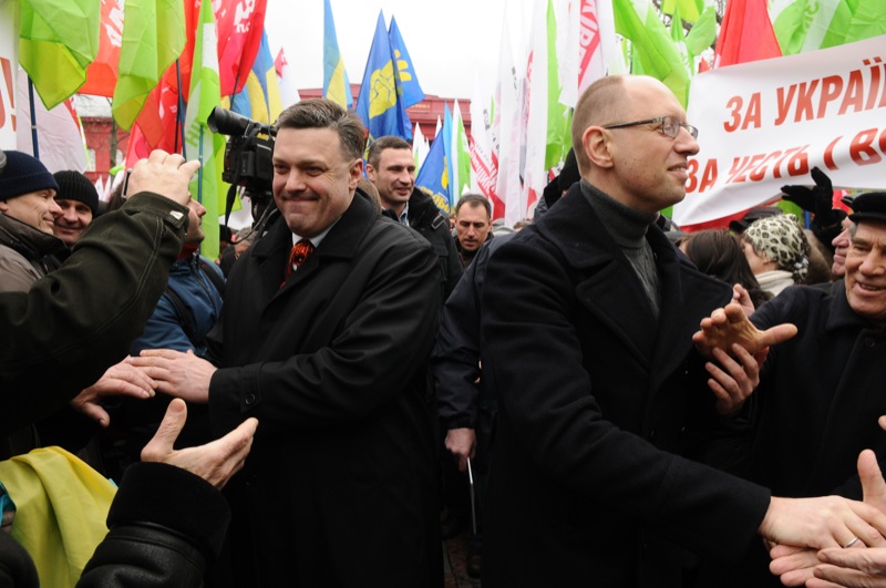 Митинг объединённой оппозиции в Киеве 7 апреля. Фото: Великая Эпоха