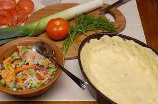 Продукти для приготування овочевого паю. Фото: Володимир Бородін/Велика Епоха