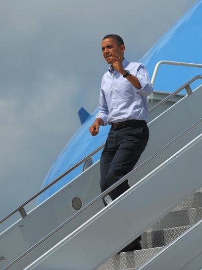Барак Обама в регіоні екологічної катастрофи. Фоторепортаж. Фото: MANDEL NGAN / AFP / Getty Image