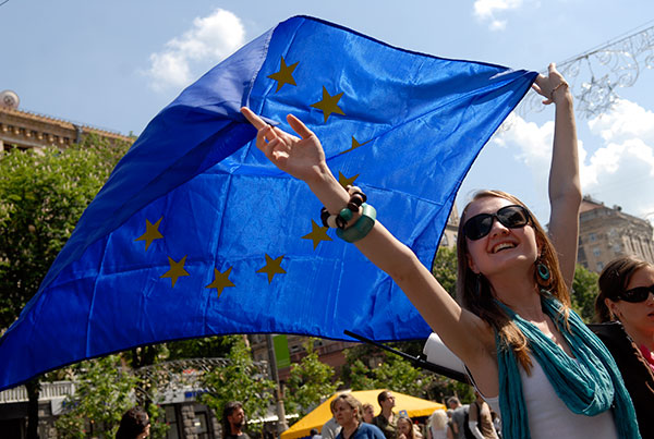 День Европы отметили в Киеве 15 мая 2010 года. Фото: Владимир Бородин/ The Epoch Times