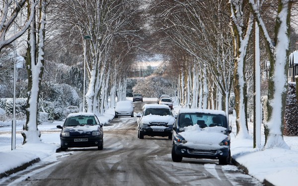 Снег покрыл большую часть юго-восточной Англии. Фото: Dan Kitwood/Getty Images