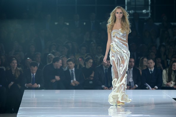 Валентин Юдашкин на Volvo Fashion Week. Фото: NATALIA KOLESNIKOVA/AFP/Getty Images