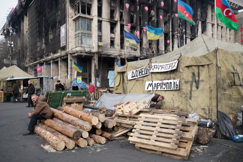 Митинг в поддержку целостности Украины прошёл на Майдане. Фото: Велика Епоха