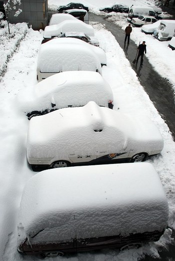 На севере Китая идут сильные снегопады. Фото с epochtimes.com 