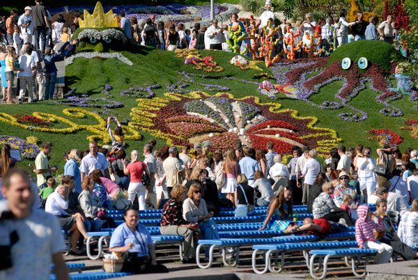 Выставка цветов открылась в Киеве. Фото: Владимир Бородин/The Epoch Times