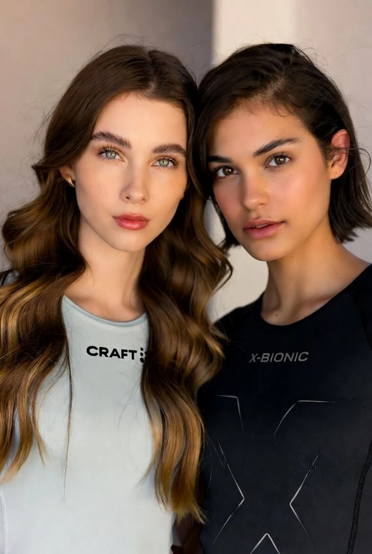 Крупный план: женское термобельё Craft и X-Bionic — дышащие лонгсливы для спорта и повседневности