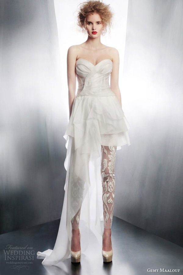 Короткі весільні сукні. Фото: weddinginspirasi.com 