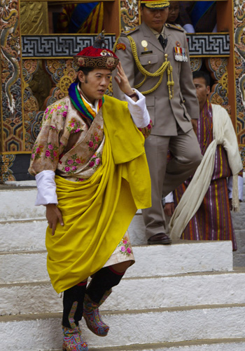 Святкування королівського весілля в Бутані. Фото: Paula Bronstein / Getty Images 