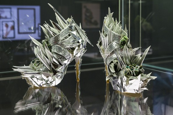 В Германии проходит выставка необычной обуви «Круто! Экспериментальный дизайн обуви» («Starker Auftritt. Experimentelles Schuhdesign»). Фото: Joern Haufe/Getty Images 