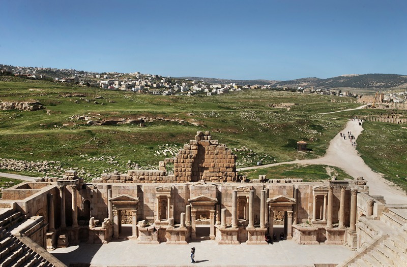 Руины древнего иорданского города Джераш, недалеко от Аммана, столицы Иордании. Фото: Adam Pretty/Getty Images 
