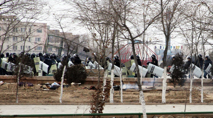 Заворушення на заході Казахстану. Фото: gazeta.ru 