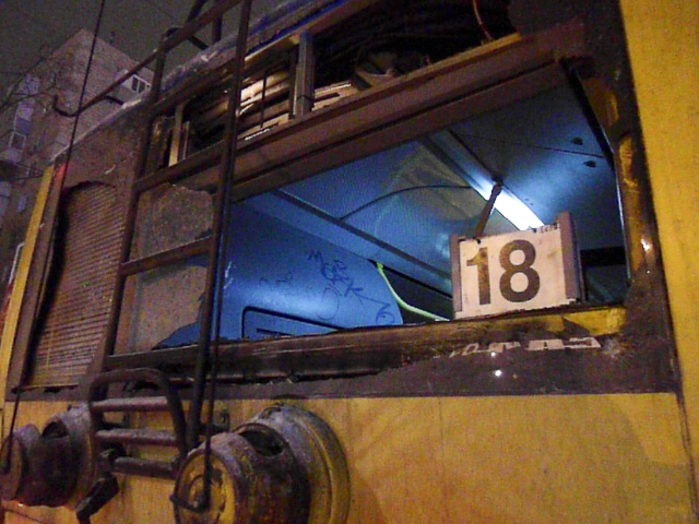 В Києві маршрутка врізалася в тролейбус. Фоо: Володимир Бородін 