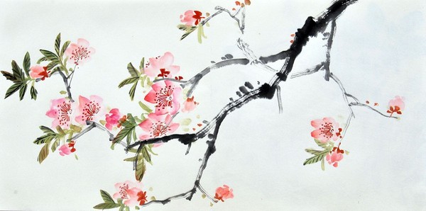 Значення кольору в китайському живописі. Зі збірки картин «Квіти і плоди», написаних художником Жу І в стилі «гохуа». Зображення: EpochTimes.com 