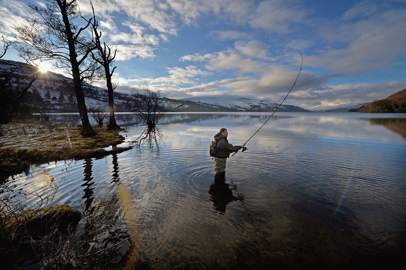 Кенмор, Шотландия, 15 января. Традиционный сезон ловли лосося открыт на реке Тей. Фото: Jeff J Mitchell/Getty Images 