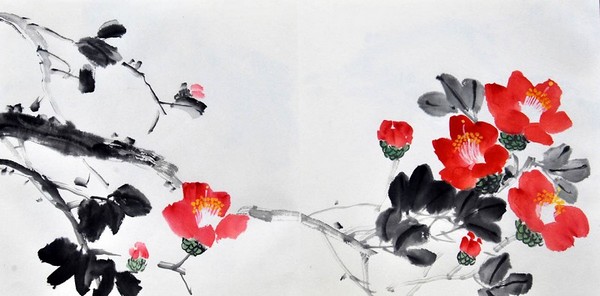 Значення кольору в китайському живописі. Зі збірки картин «Квіти і плоди», написаних художником Жу І в стилі «гохуа». Зображення: EpochTimes.com 