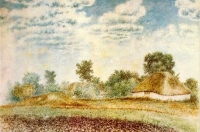 Катерина Білокур: «За селом» (1956)
